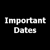 Important Dates